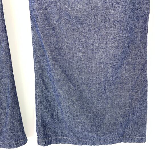 Joe's Jeans Women's Size 27 Mid Rise Wide Flare Leg Jeans Blue Chambray *READ - Picture 6 of 9